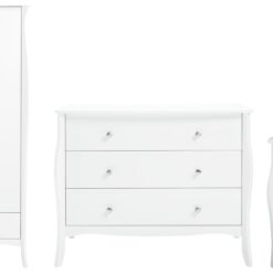 Argos Home Amelie 3 Piece 2 Door Wardrobe Set - White