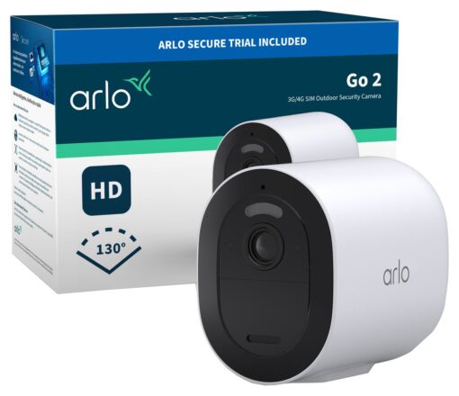 Arlo Go 2 3G/4G SIM Outdoor Security Camera - White