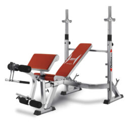 BH FITNESS OPTIMA PRESS G330 WEIGHT BENCH WITH REAR SQUAT RACK