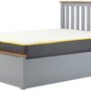 Birlea Phoenix Kingsize Ottoman Wooden Bed Frame -Stone Grey