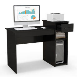 Computer Desk with Drawer & CPU Stand Compact Study Laptop Desk