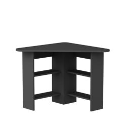 (Dark Grey) Gredos Computer Desk with Shelves