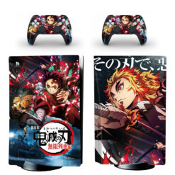 Demon Slayer PS5 Disc Skin Sticker Decal for PlayStation 5 Console and