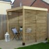 Forest Garden Modular Pergola with 3 Side Panels