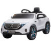 HOMCOM 12V Licensed Mercedes Ride-On Car w/ Lights Music Remote 3-5 Yrs White