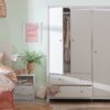 Habitat Brooklyn 3 Door 2 Drawer Wardrobe - White