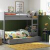 Habitat Detachable Bunk Bed, Drawer & 2 Mattresses - Grey