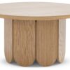 Habitat Flora Round Coffee Table - Oak