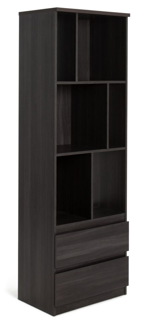 Habitat Jenson Bookcase - Black Brown