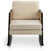 Habitat Rattan Rocking Chair - Cream