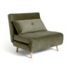 Habitat Roma Velvet Fabric Chairbed - Sage Green