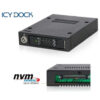 ICY Dock MB601VK-B 2.5" U.2 NVMe SSD SATA SAS HDD Mobile Rack