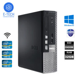 (Intel Core i3 4th Gen, 1TB SSD) Dell Computer Desktop SFF - Intel i7 16GB RAM 1TB SSD W 11
