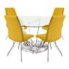 Kipp Dining Set with 4 Chairs