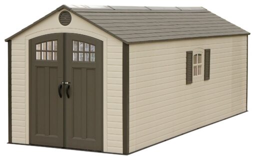 Lifetime Plastic Desert Outdoor Storage Shed - 8 x 20ft