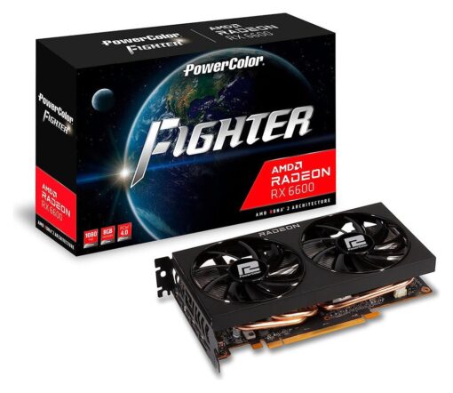 PowerColor AMD Radeon RX 6600 Fighter 8GB Graphics Card