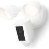 Ring Floodlight Wired Plus Cam Security Camera CCTV - White