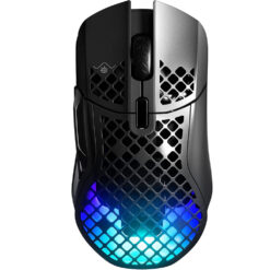 SteelSeries Aerox 5 Wireless Gaming Mouse - Ultra Lightweight 74g - 9 Buttons - Bluetooth/2.4 GHz - 180 Hr Battery - IP54 Water...