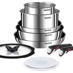 Tefal Ingenio Emotion 10 Piece Stainless Steel Pan Set