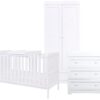 Tutti Bambini Rio Cot Bed Nursery Furniture Set - White