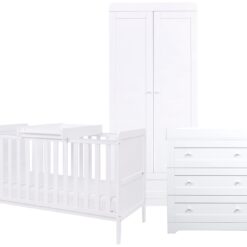 Tutti Bambini Rio Cot Bed Nursery Furniture Set - White