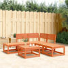 Wendell Solid Wood 4 - Person Seating Group