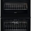 Zanussi ZCV46250BA 55cm Double Oven Electric Cooker - Black