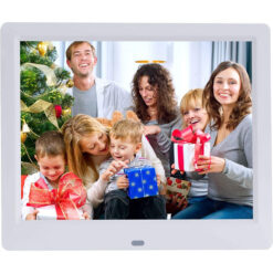 (10 Inch White) Digital Photo Frame Picture Video Playback Digital Picture Frames