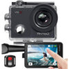 AKASO V50 X Action Camera, Native 4K Wifi Underwater 40M EIS Anti-Shake Cam with Touch Screen, Remote Cont