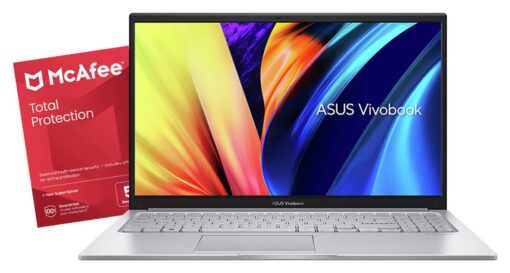 Asus Vivobook 15 15.6in i5 8GB 512GB Laptop Bundle - Silver