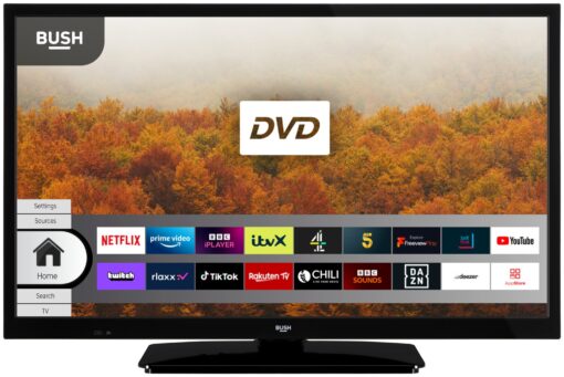 Bush 24 Inch HD Ready Smart HDR LED TV / DVD Combi