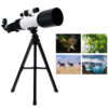 F360/60mm HD Astronomical Telescope 90 Celestial Mirror Clear Image High Magnification Monocular Starry Sky Viewing with Tripod