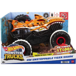 ?Hot Wheels Monster Trucks Unstoppable Tiger Shark All-Terrain Remote-Control Vehicle