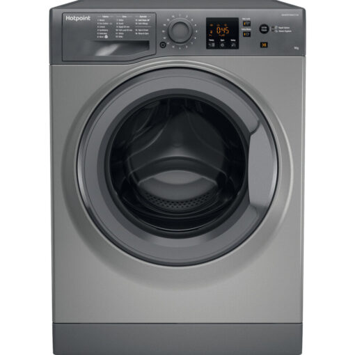 Hotpoint NSWM945CGGUKN 9kg Washing Machine with 1400 rpm - Graphite - B Rated