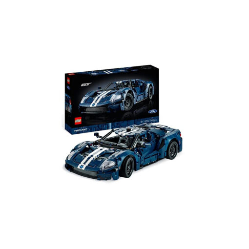 LEGO 42154 Technic 2022 Ford GT Car Model Kit for Adults to Build, 1:12 Scale Supercar with Authentic Features, Advanced Collectible Set