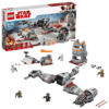 LEGO 75202 Star Wars Episode VIII Defense of Crait Playset with Resistance Ski Speeder Toy