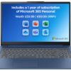 Lenovo IdeaPad Slim 3i 16in Intel 4GB 128GB Laptop - Blue