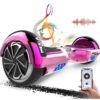 (Rose) Hoverboard 6.5inch Bluetooth Gift for Kids