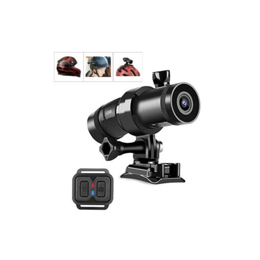 Techalogic DC-1 Advanced DUAL Lens Helmet Camera Front and Rear Record