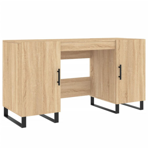 140cm W Rectangle Computer Desk with and Cabinet