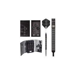 (21 Grams) Unicorn Darts Gary Anderson Noir 90% Tungsten Black Titanium Steel Tip Set