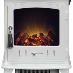 Adam Aviemore 1.8kW Electric Stove - White