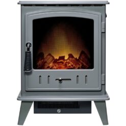 Adam Aviemore Electric Stove - Grey