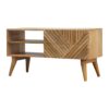 Agosto Solid Wood TV Stand