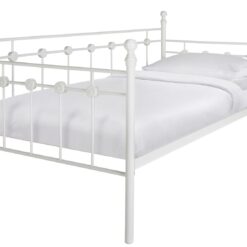 Argos Home Abigail Single Metal Bed Frame - White