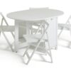 Argos Home Butterfly Dining Table & 4 Chairs - White