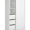 Argos Home Malibu 1 Door Sliding Wardrobe - White