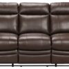 Argos Home Paolo Chair & 3 Seater Manual Recline Sofa -Brown