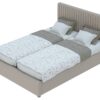 Aspire Superking Adjustable Bed with Mattress - Off White