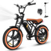 COLORWAY BK29, 20" E bike with 4.0 Fat Tire, 250W, 48V,15Ah Battery